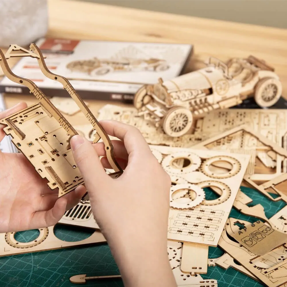 3D-пазл Robotime V8 Grand Prix Car - фото 2