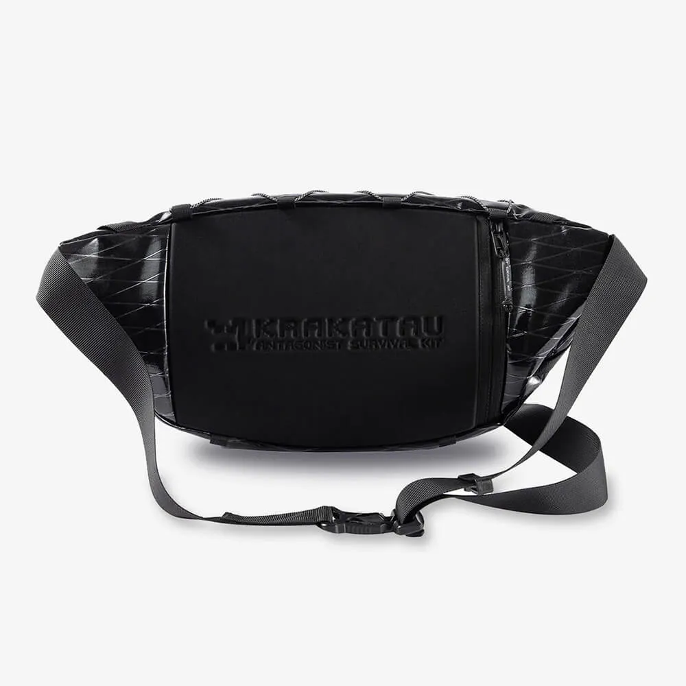 Сумка на пояс KRAKATAU U14 черная - фото 9