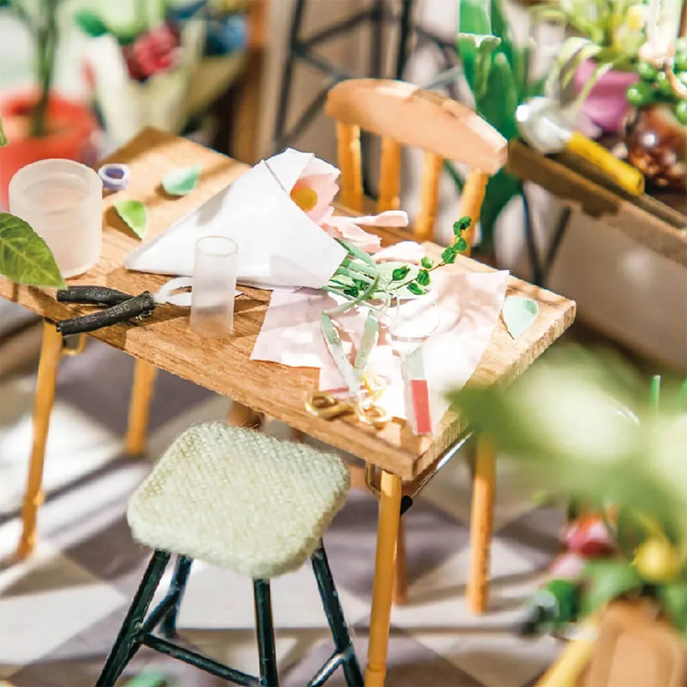 Интерьерный конструктор Robotime Emily's Flower Shop - фото 4