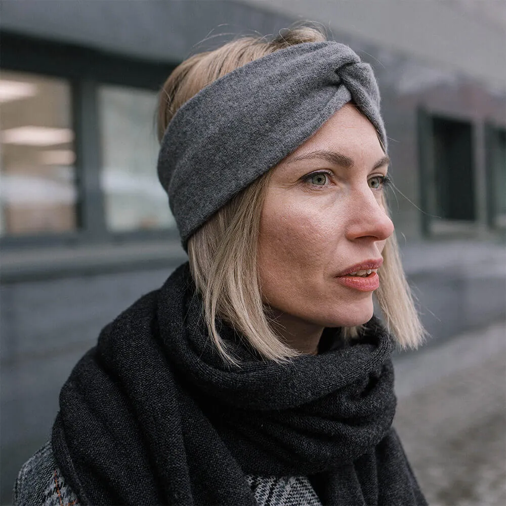 Шерстяная полоска (повязка) на голову Friend Function Серые будни - фото 5