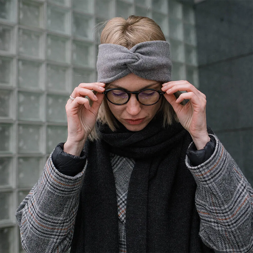 Шерстяная полоска (повязка) на голову Friend Function Серые будни - фото 6