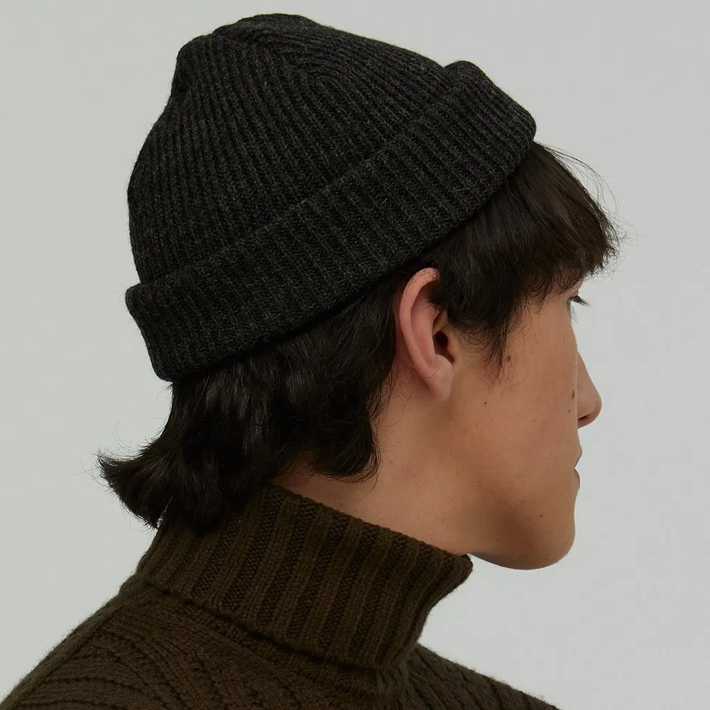 Шапка CHECK YA HEAD шерстяная темный маренго 1620 - фото 3