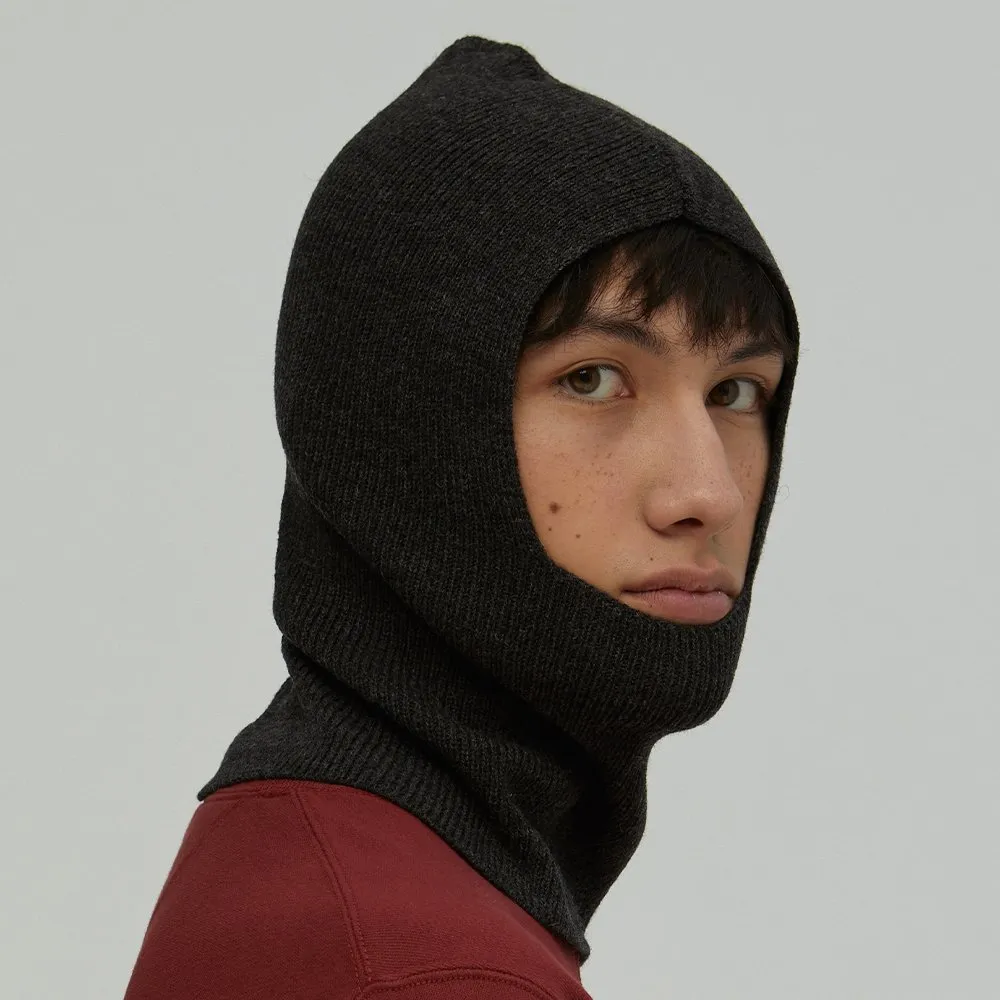 Балаклава CHECK YA HEAD шерстяная темный маренго T117 - фото 6