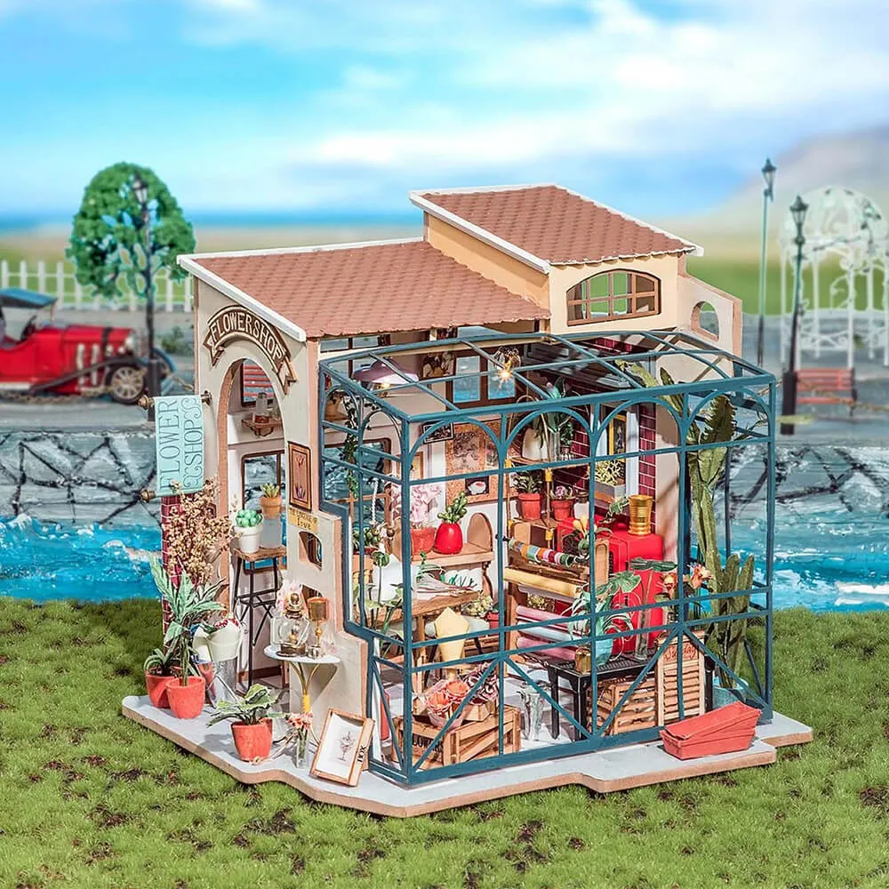 Интерьерный конструктор Robotime Emily's Flower Shop - фото 5