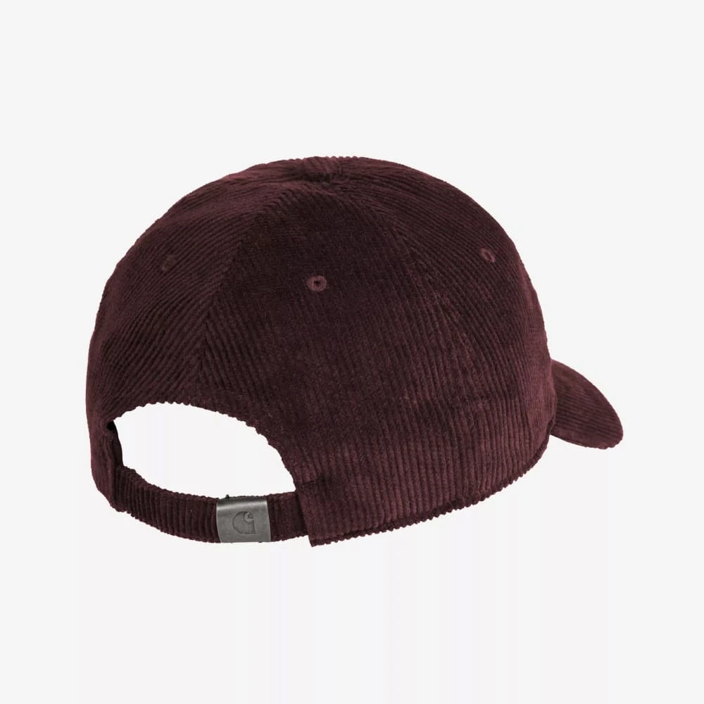 Кепка Carhartt WIP Harlem Cap Dark Amarone/White - фото 3