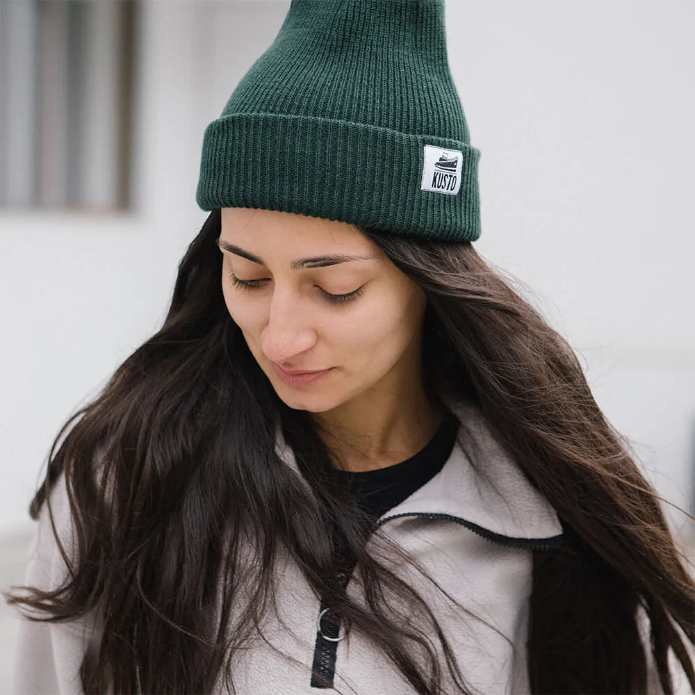 Шапка Kusto One зеленая - фото 3