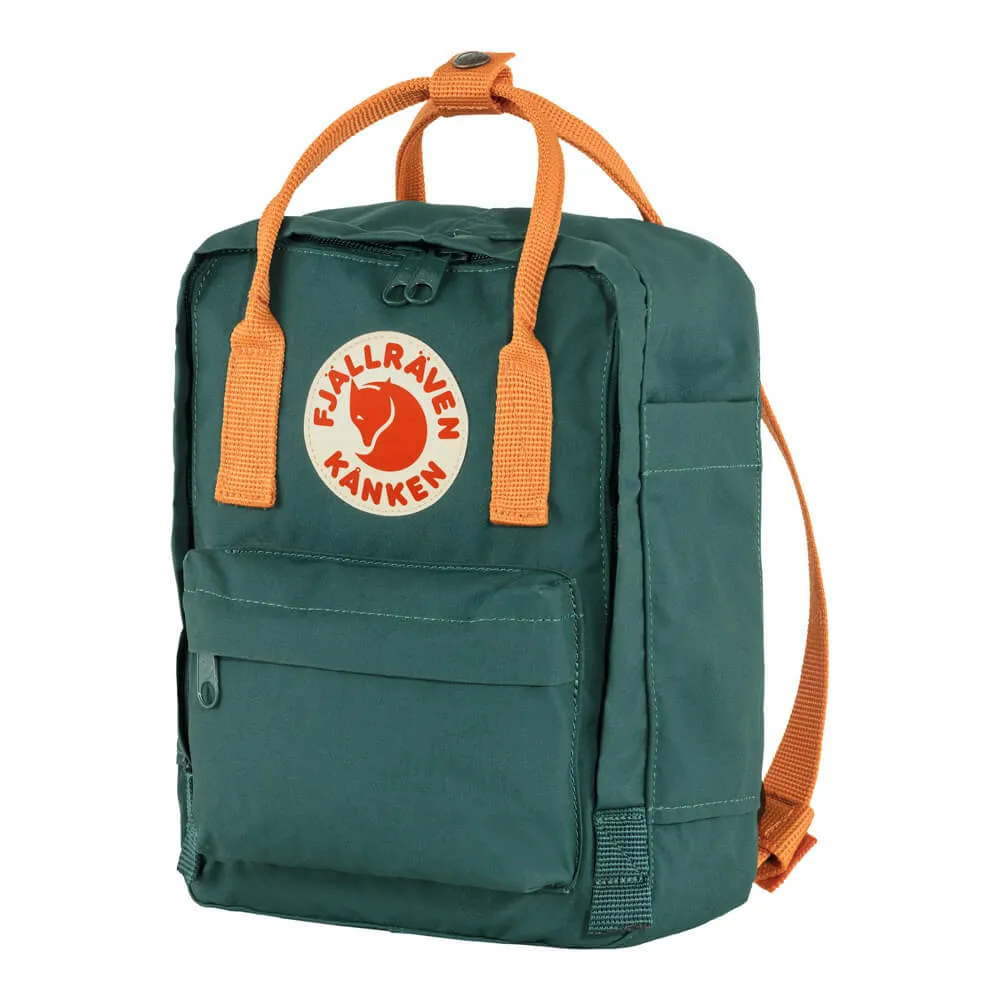 Рюкзак Fjallraven Kanken MINI Arctic Green-Spicy Orange (667-206) - фото 3