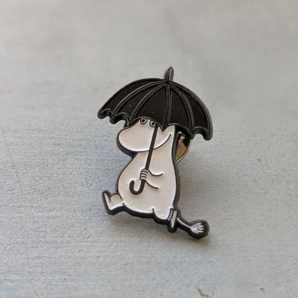 Значок Подписные издания Муми-тролли Фрекен Снорк с зонтом - фото 1