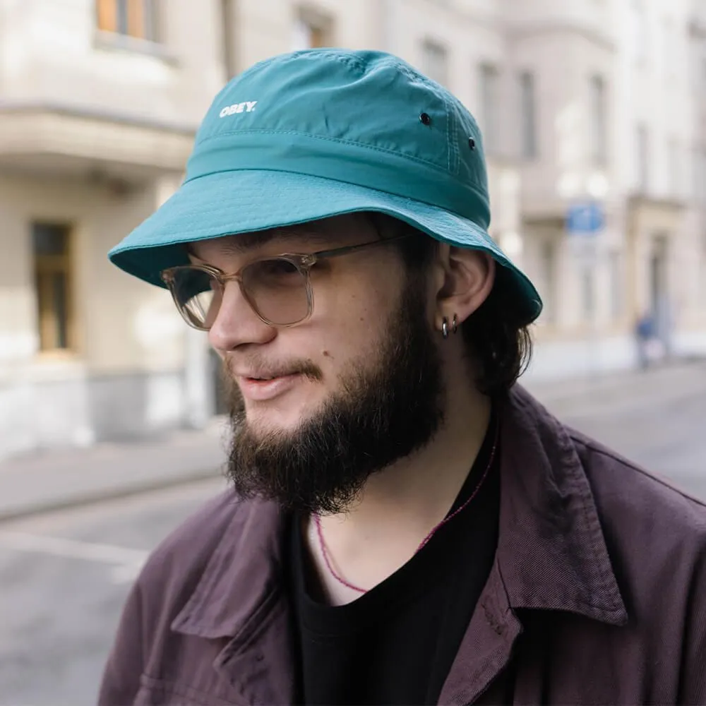Панама Obey Bold Century Bucket Turquoise - фото 6