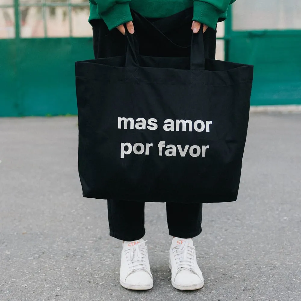 Шоппер Friend Function MAS AMOR POR FAVOR серебро - фото 1