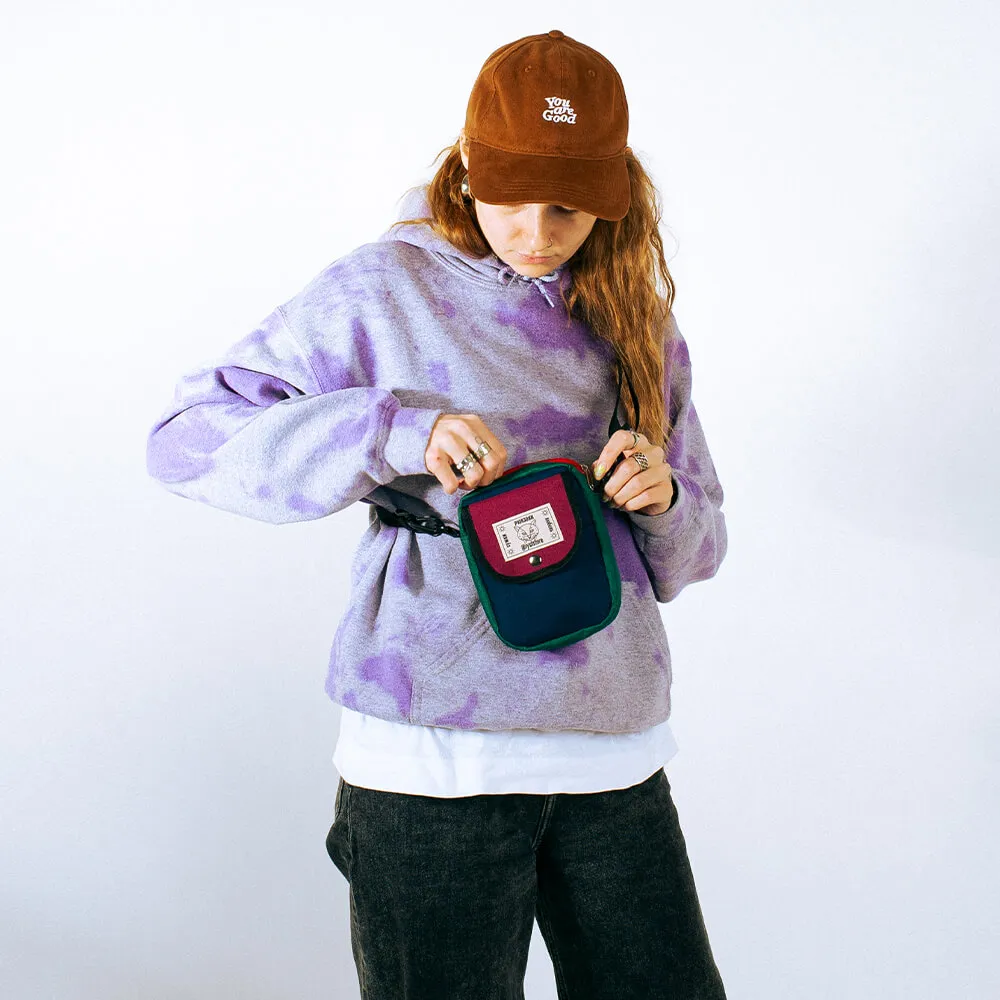 Мини сумка iyulstore бордово-сине-зелёная - фото 7