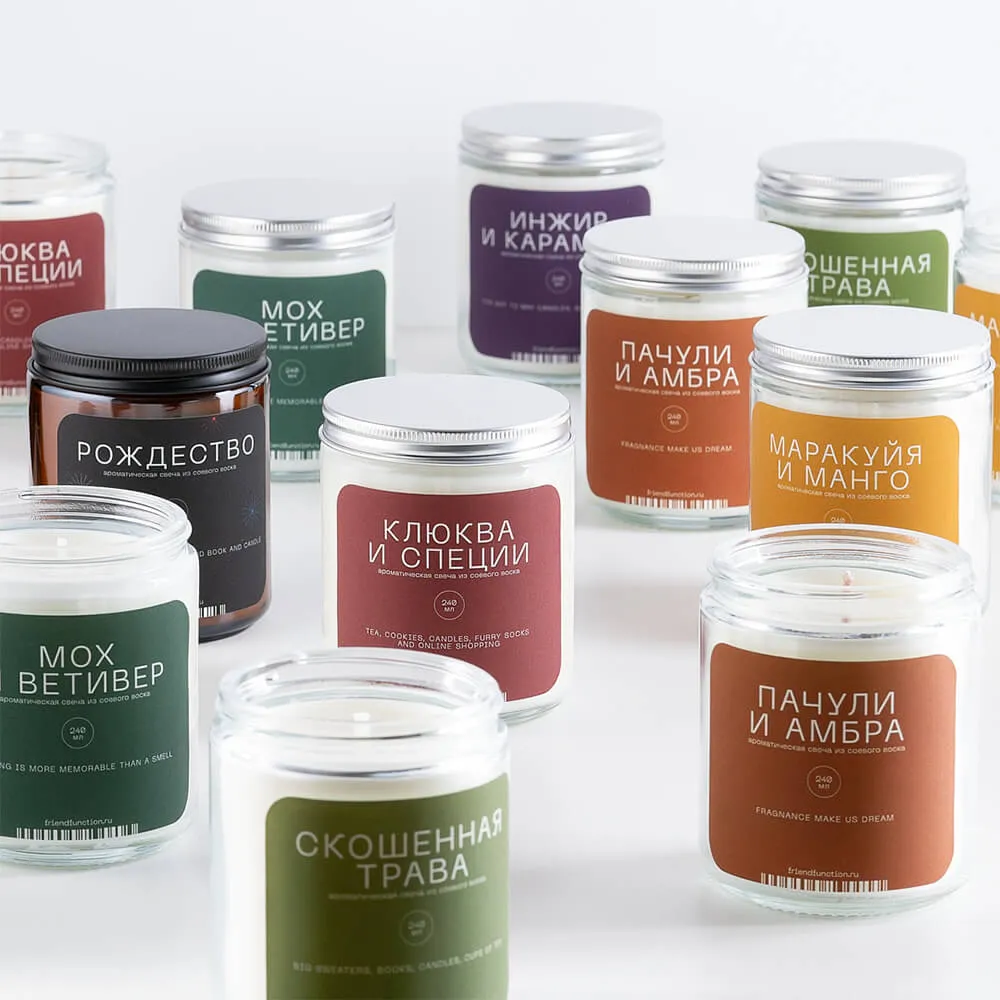 Свеча Friend Function Мох и ветивер 240 мл - фото 7