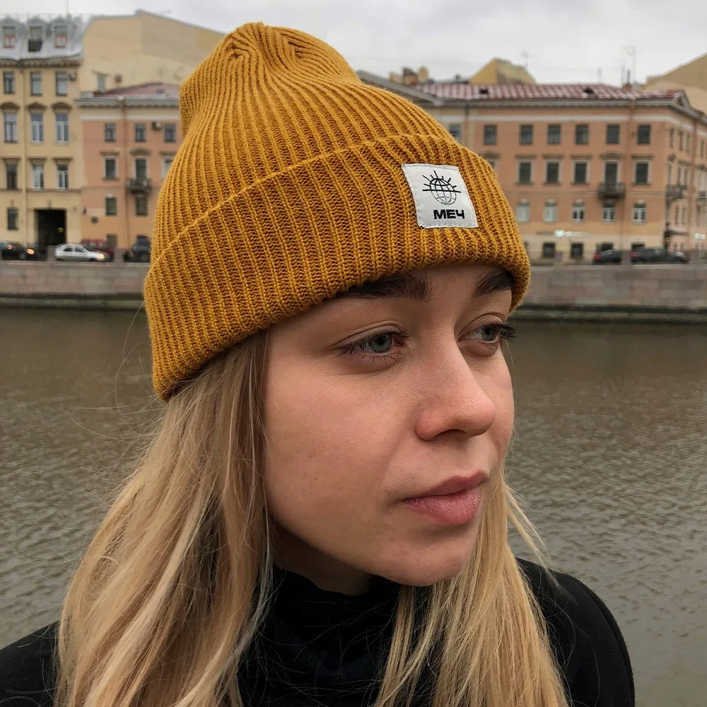 Шапка Меч Tip Cap Горчичная - фото 5