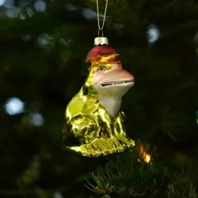 Елочная игрушка Лягушка