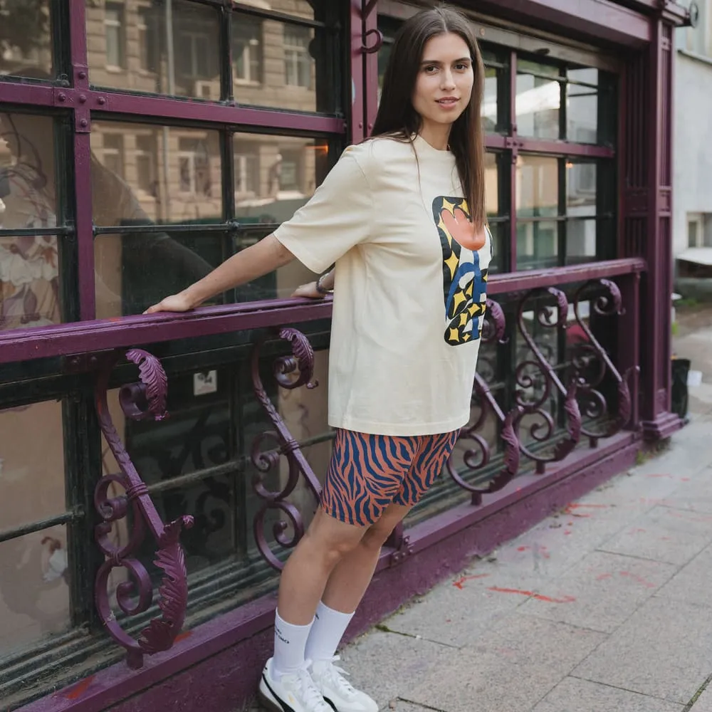 Футболка Bask In The Sun ANACONDA cream - фото 5