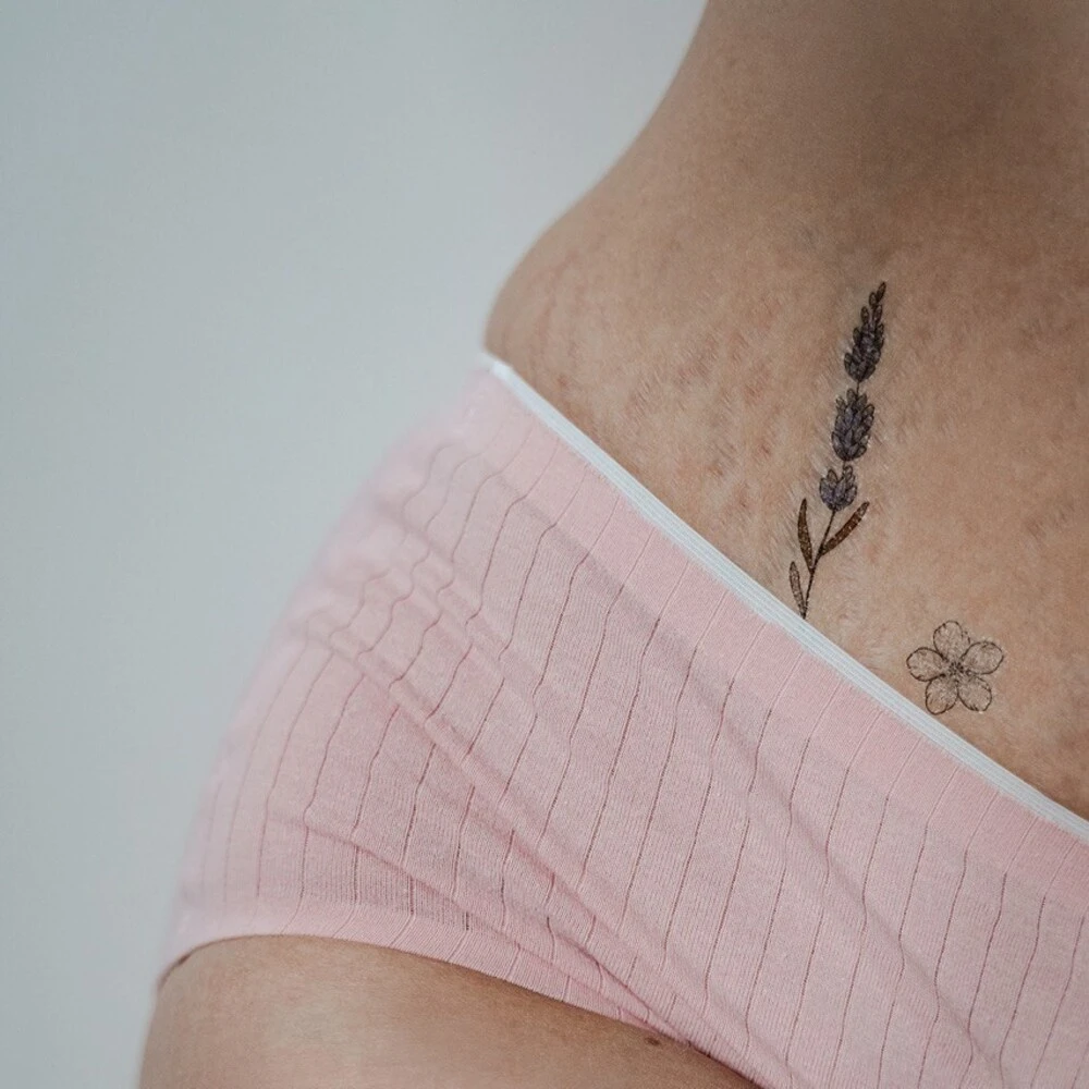 Временная татуировка Wild flowers - фото 4