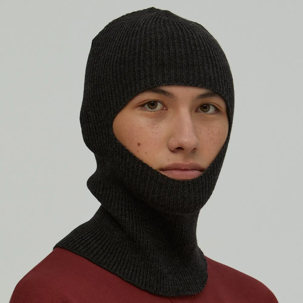 Балаклава CHECK YA HEAD шерстяная темный маренго T016 - фото 4