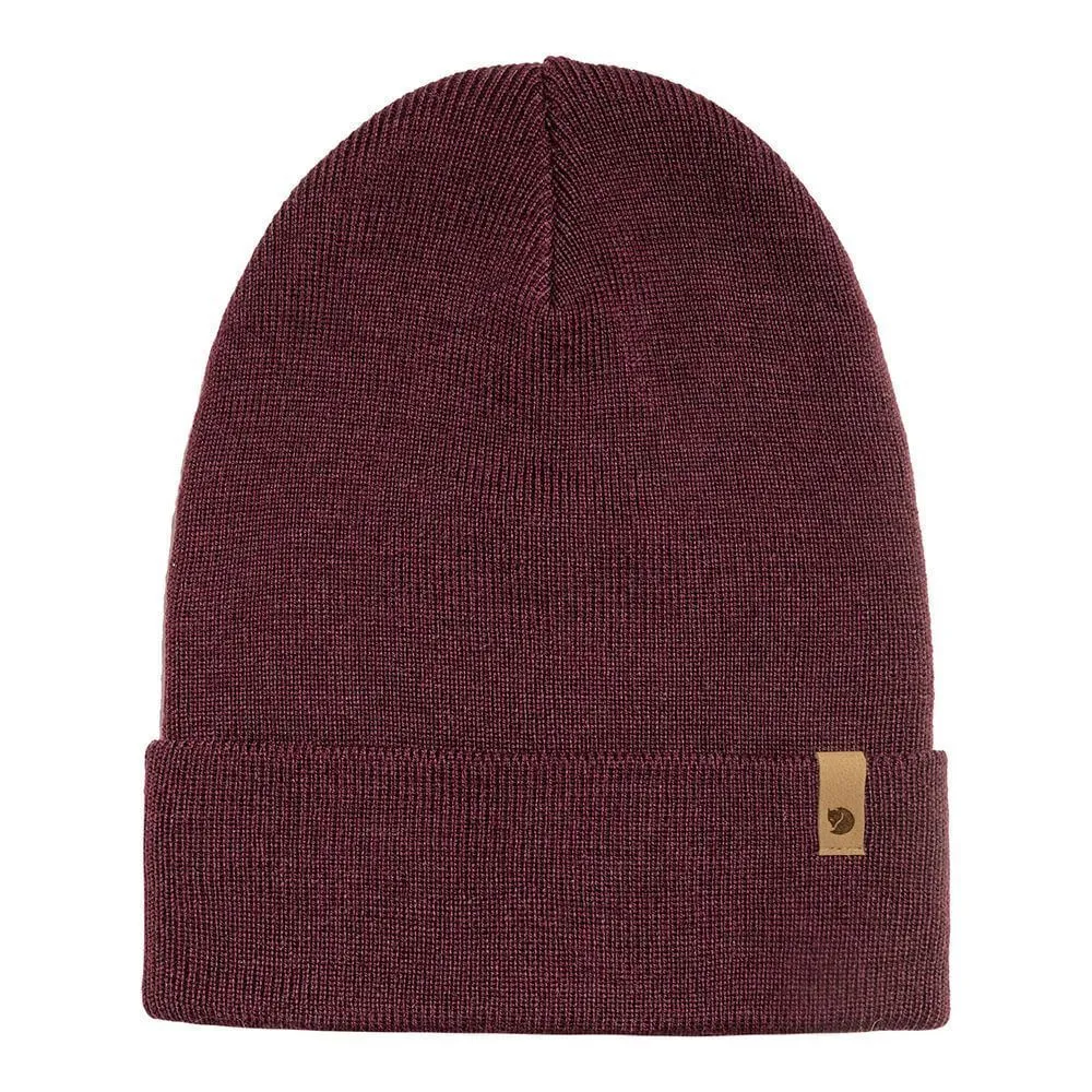Шапка Fjallraven Classic Knit Hat Dark Garnet (356) - фото 1