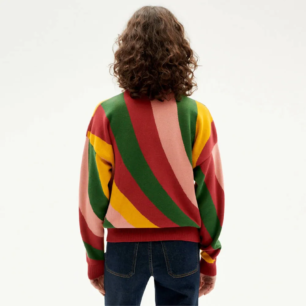 Свитер Thinking Mu Warm Paloma Red женский - фото 10