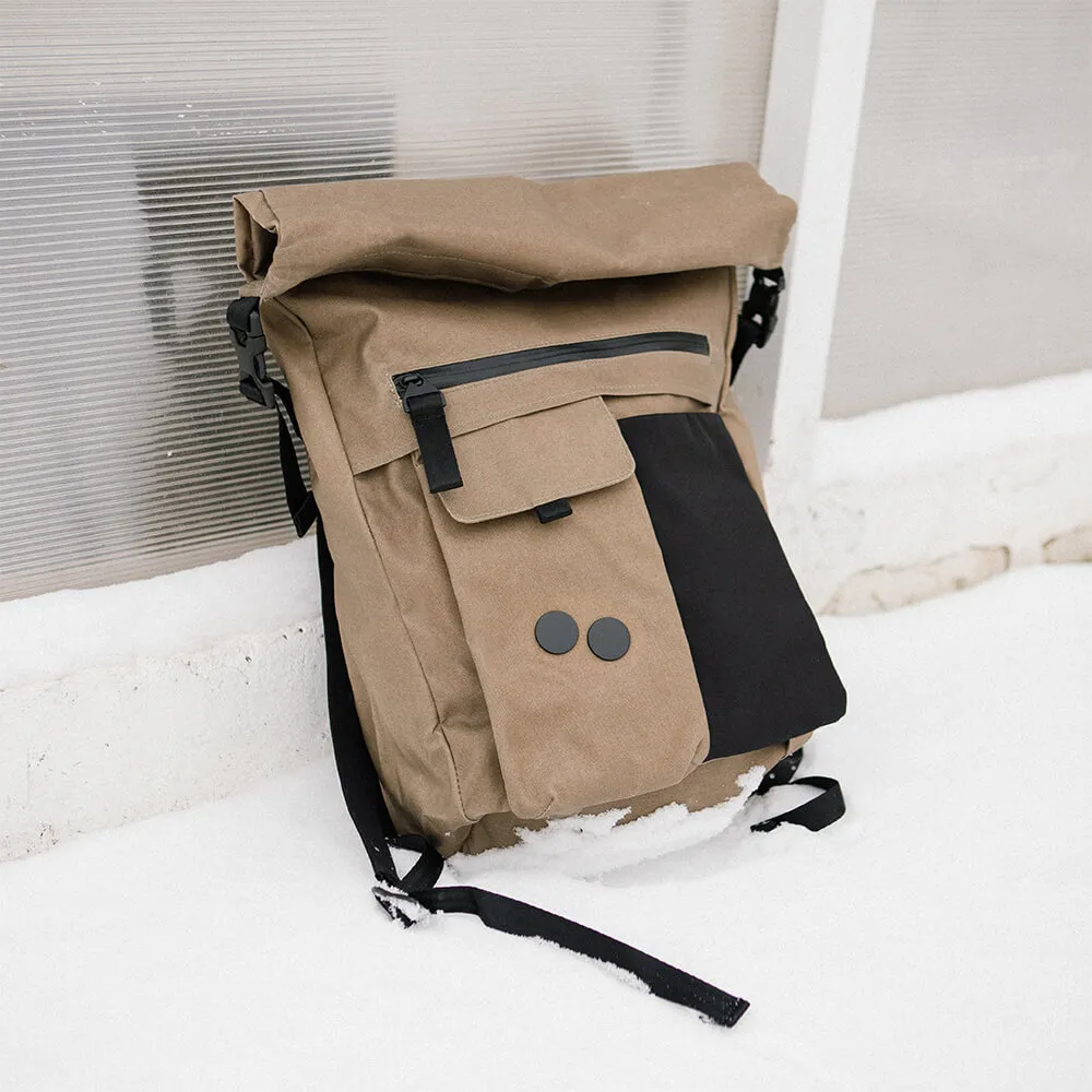 Рюкзак Pinqponq Carrik Coated Khaki - фото 4