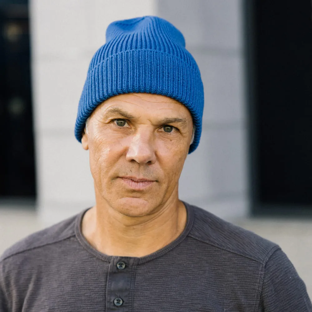 Шапка CHECK YA HEAD синяя 2420/11 - фото 5