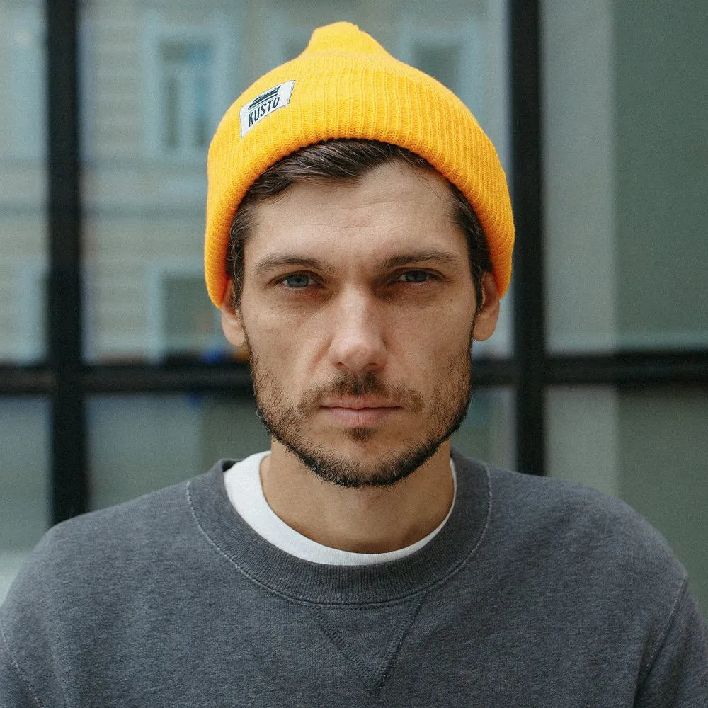 Шапка Kusto One желтая - фото 2