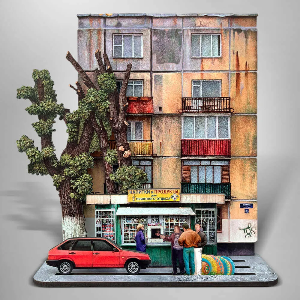 Набор Тот самый Петербург Ночной ларек. Хрущевка - фото 3