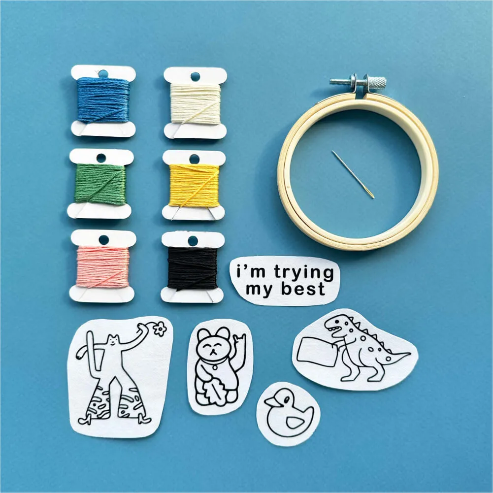 Набор для вышивки на одежде Не белый лист (разные дизайны) - фото 19