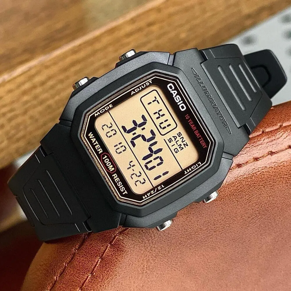 Часы Casio W-800HG-9A - фото 1