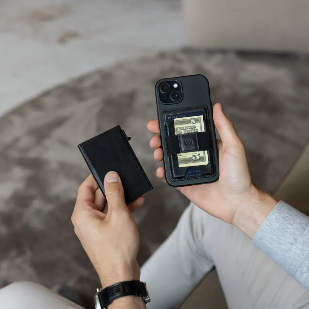 Кошелек Garzini MagSafe Metal Wallet Black - фото 13