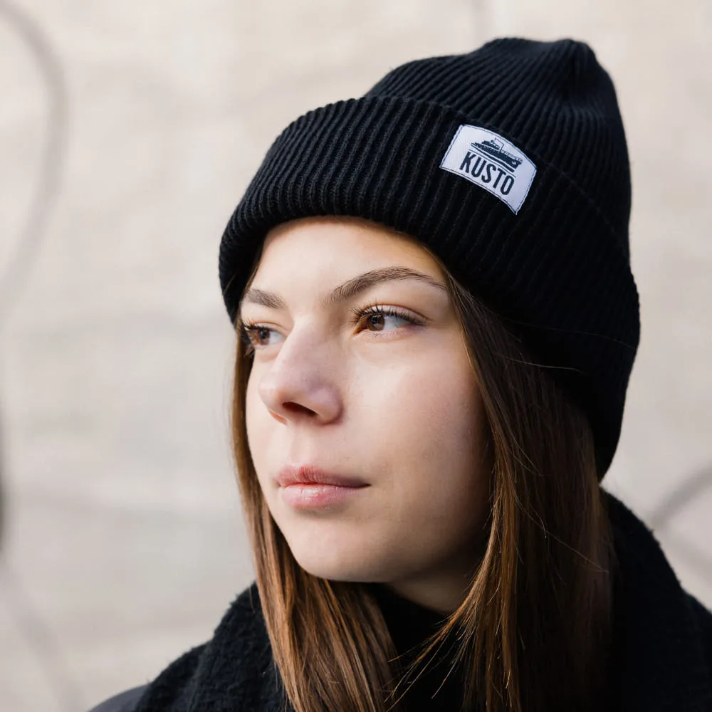 Шапка Kusto Expedition One черная - фото 1