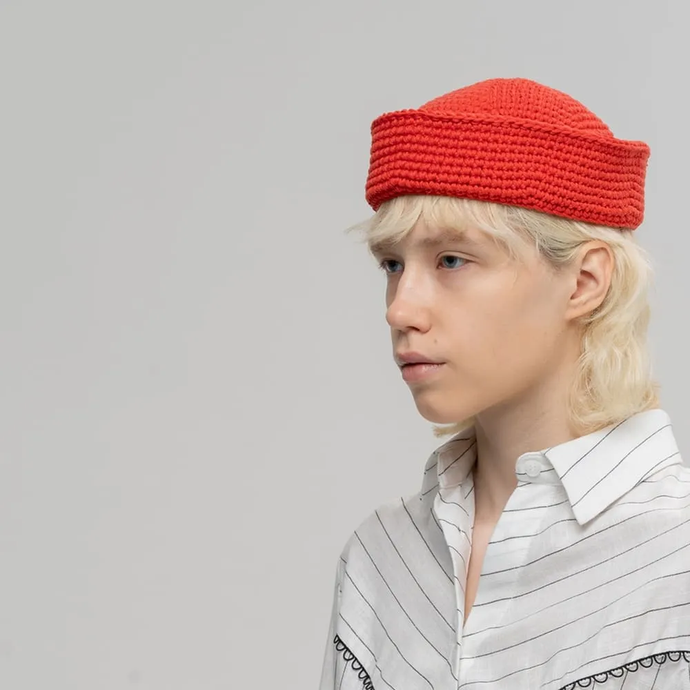 Шапка CHECK YA HEAD красная T2035/71 - фото 7