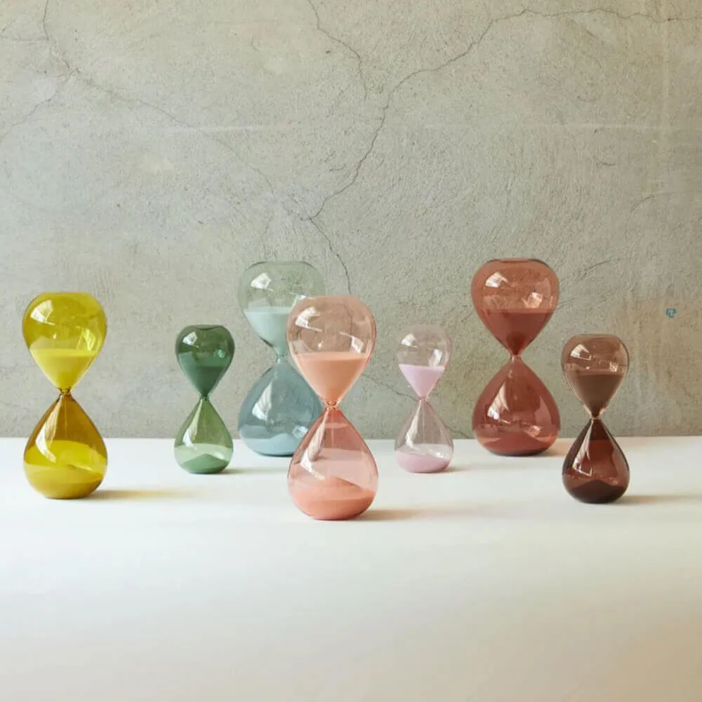 Песочные часы на 30 мин жёлто-зелёные - фото 4