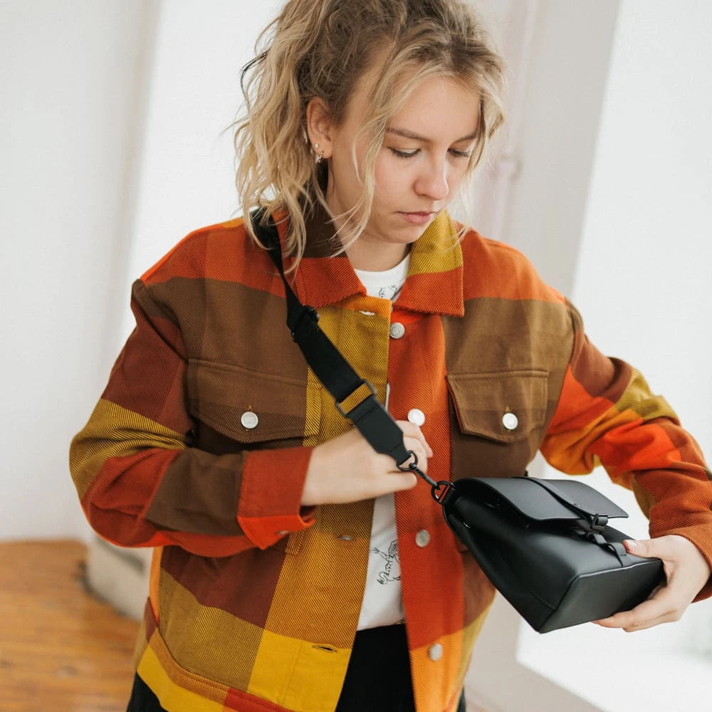 Кроссбоди сумка Gaston Luga Splash Black - фото 7