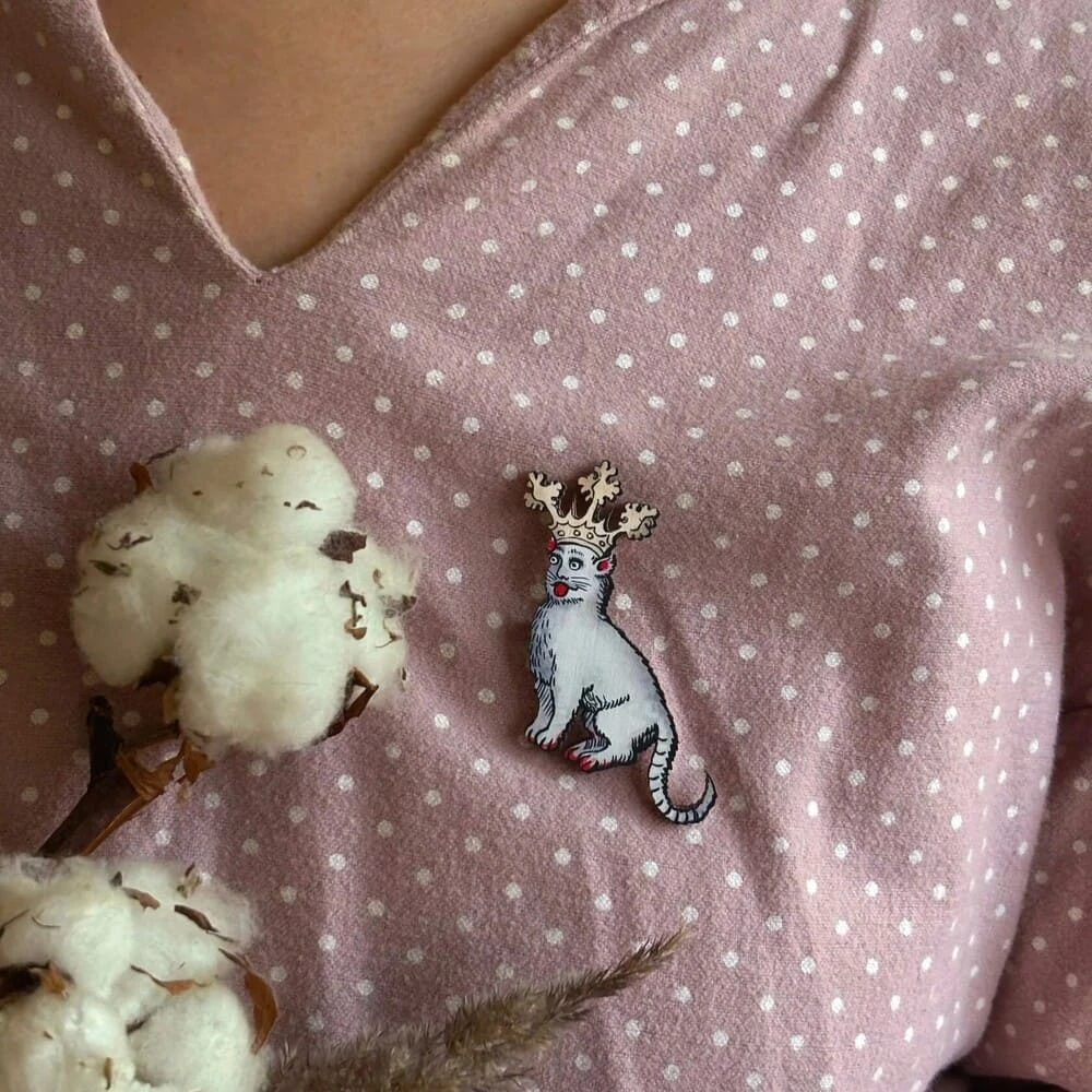 Страдающие броши Коты - фото 6