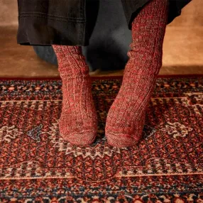 Шерстяные носки Friend Function бордовые