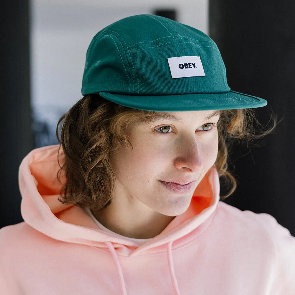 Кепка Obey Bold Label Organic Camp Hat Aventurine Green - фото 4