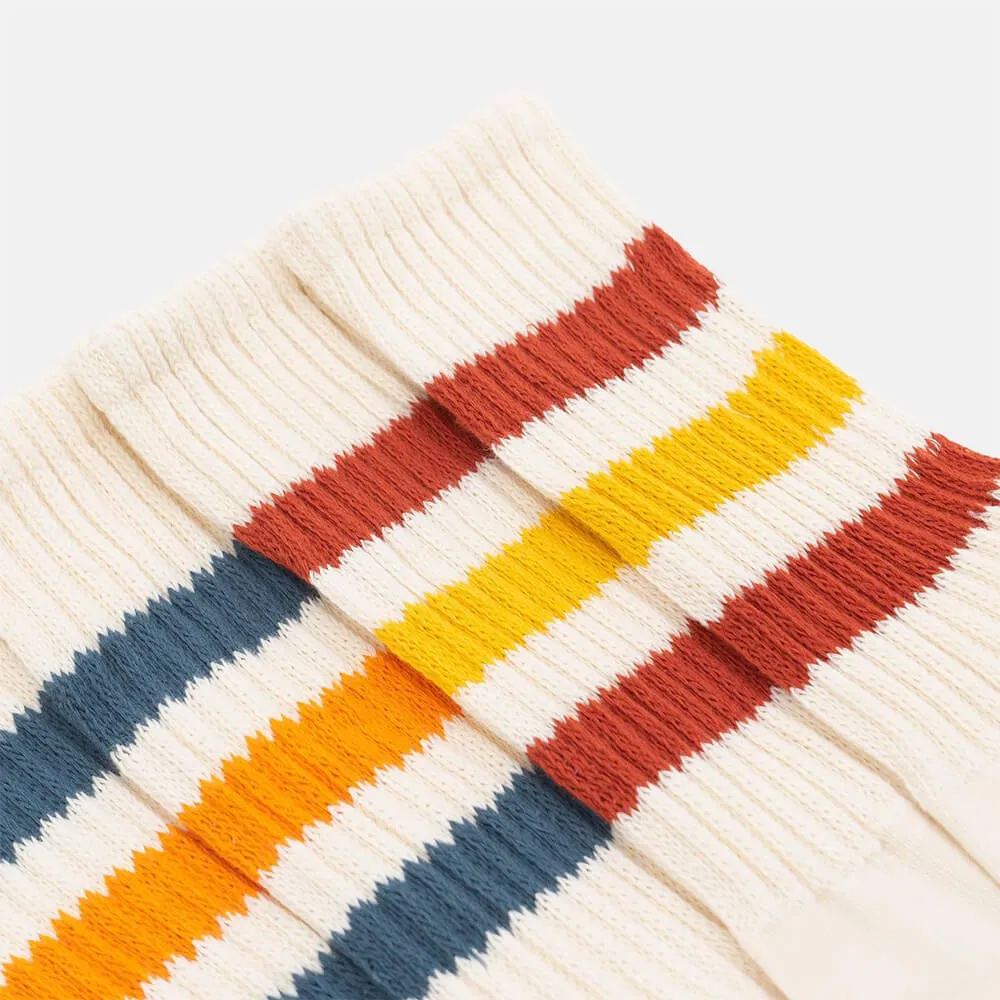 Носки Меч RETRO STRIPES Ivory/Spruce/Orange - фото 3