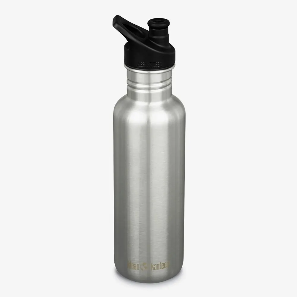 Бутылка Klean Kanteen Classic Sport 800 мл Brushed Stainless - фото 1