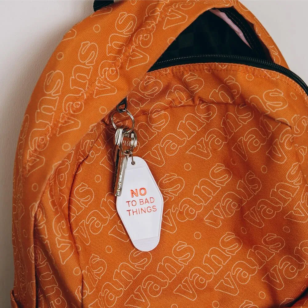 Брелок на ключи Friend Function PLEACE белый - фото 6