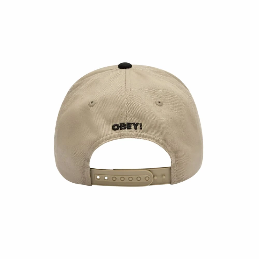 Кепка Obey Tool 5 Panel Snapback Black - фото 2
