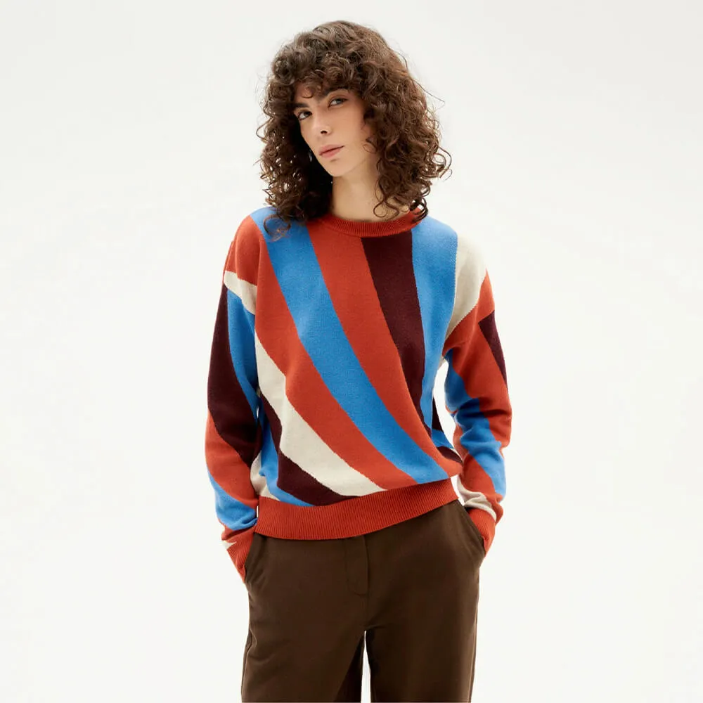 Свитер Thinking Mu Cold Paloma Blue женский - фото 7