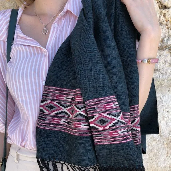 Большой шерстяной шарф Evergreen Folk - фото 2