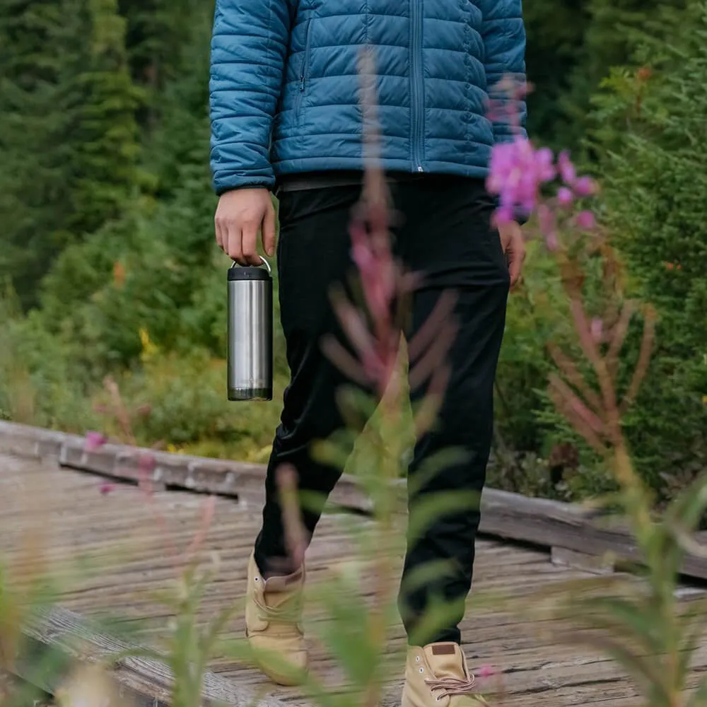 Термокружка Klean Kanteen TKWide 473 мл Cafe Cap Brushed Stainless - фото 6