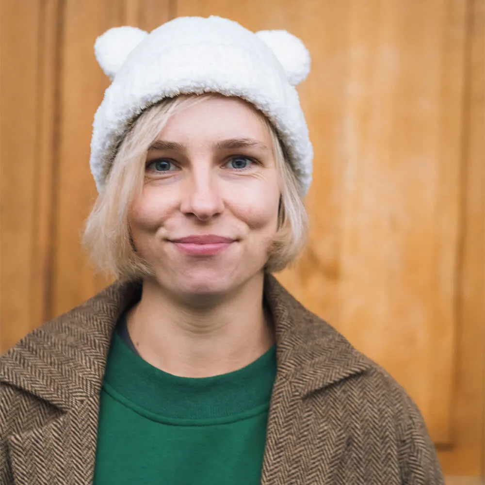 Шапка CHECK YA HEAD белая 2466/68 - фото 9