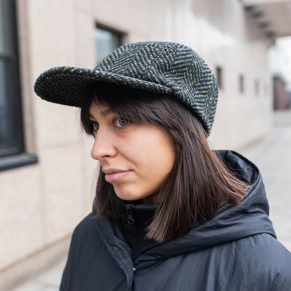 Пятипанельная кепка из твида Friend Function синяя - фото 8