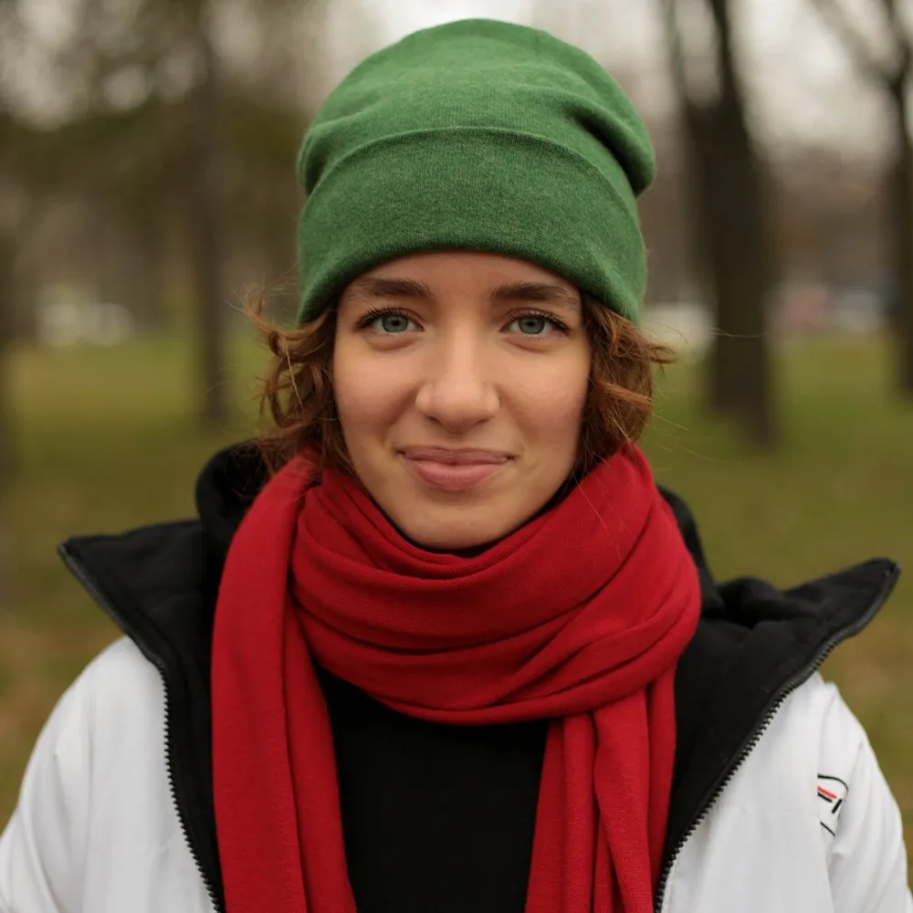 Шапка шерстяная Friend Function Бутылочно-зеленый - фото 1