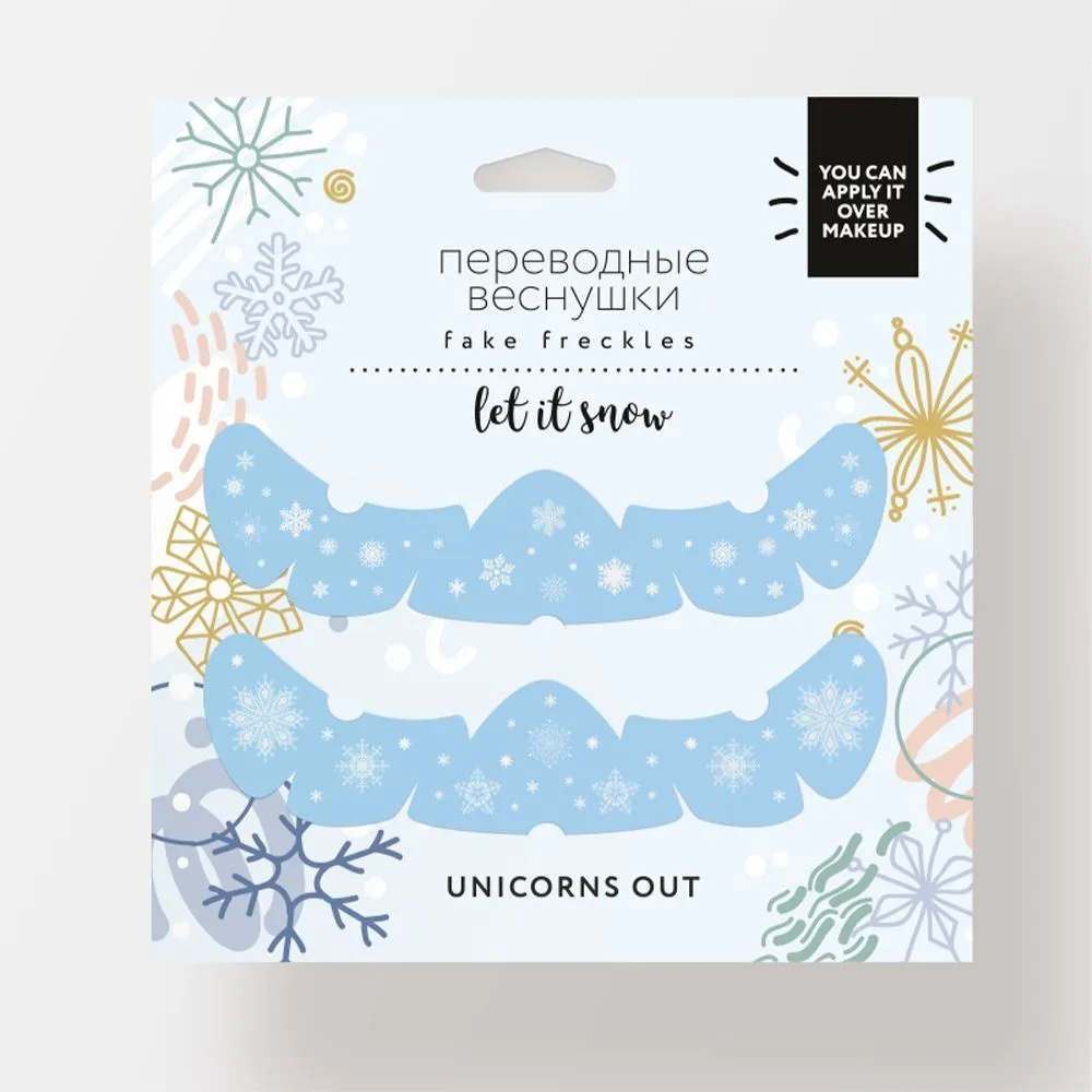 Временная татуировка - веснушки Fake Freckles: Let it snow - фото 1