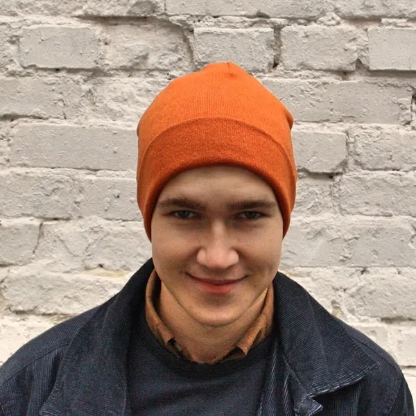 Шапка шерстяная Friend Function Морковный фреш - фото 4