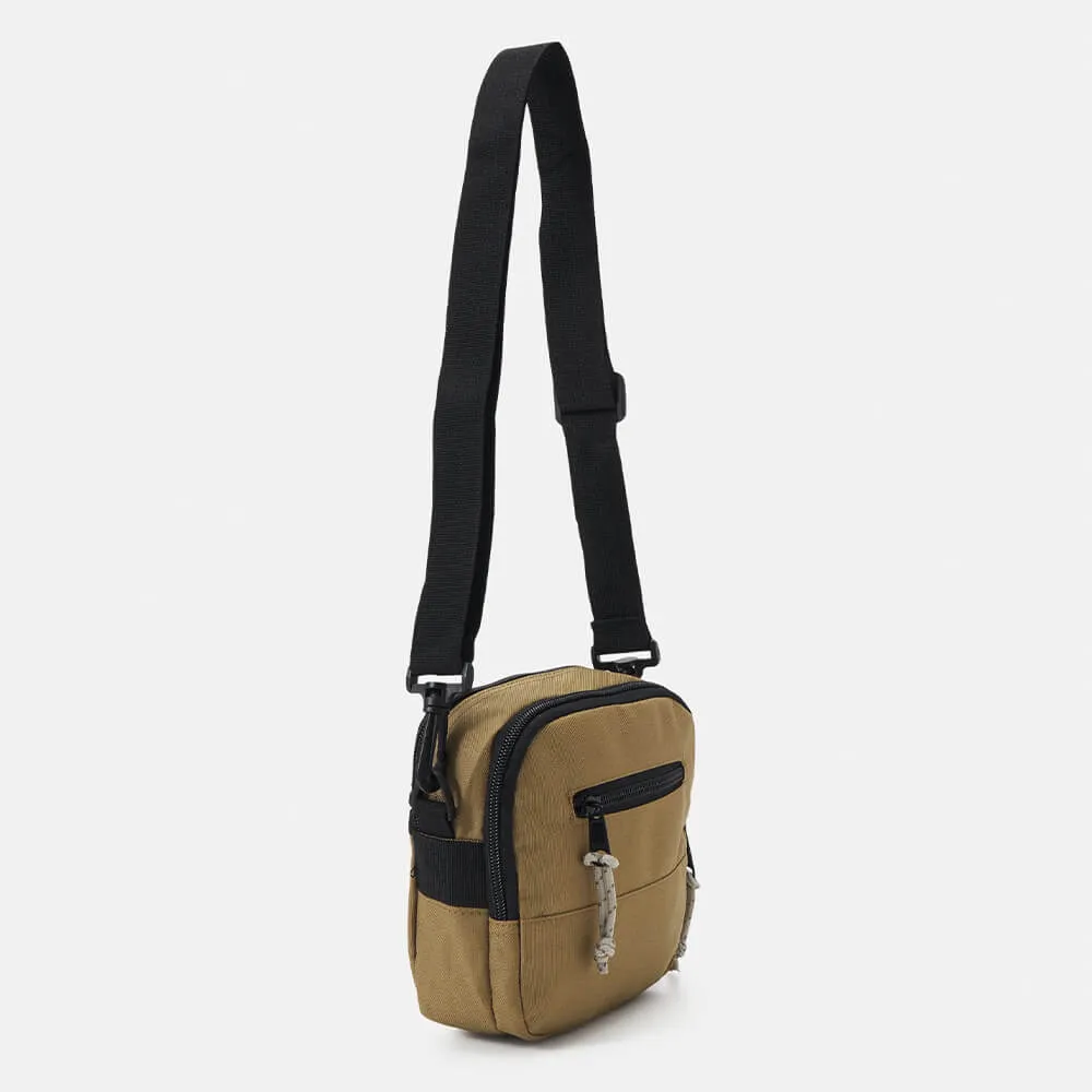 Сумка Obey Small Messenger Bag Caramel Brown - фото 2